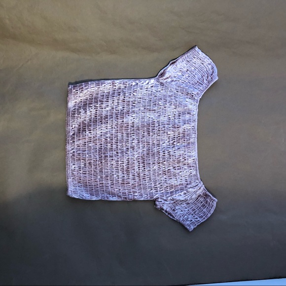 Off the shoulder velvet top - Picture 1 of 2